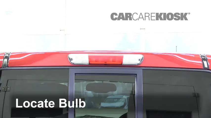 2011 Chevrolet Colorado LT 3.7L 5 Cyl. Crew Cab Pickup Lights Center Brake Light (replace bulb)